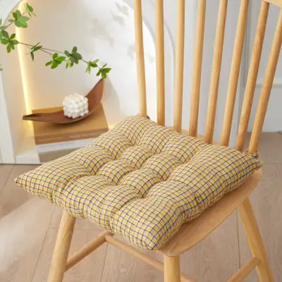 Office Long-sitting Adjustable Plaid Cushion