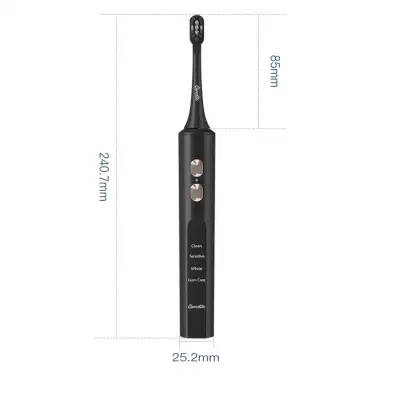 Caredite Newest Travel Electronic Toothbrush With Ultraviolet Disinfection Function Case Suit, 4 Cleaning Modes With 3 Power Model, 45 Days Long Lasting Battery Life