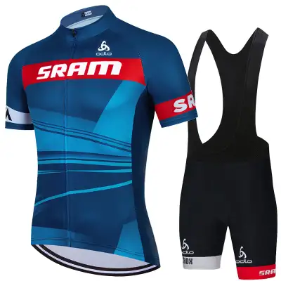 Men's Mesh Thin Sports Short Sleeve Cycling Suit