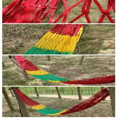 Outdoor Nylon Rope Mesh Hammock