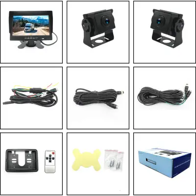 Front And Rear Dual-Recorder Ahd Non-Light Night Vision Recorder