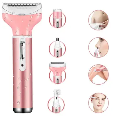 4-In-1 Lady Shaver  Multi-Function Electric Eyebrow Trimmer  Armpit And Leg Hair Remover  Hair Removal Instrument