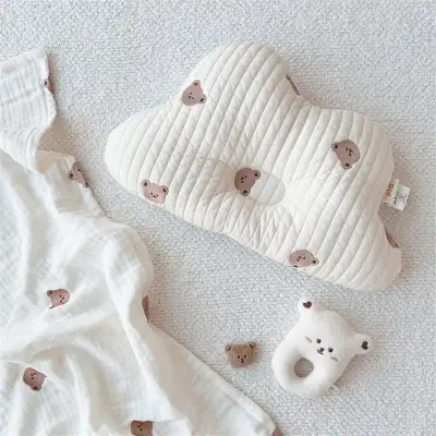 Baby Embroidery Breathable Sweat Absorbing Shaping Pillow