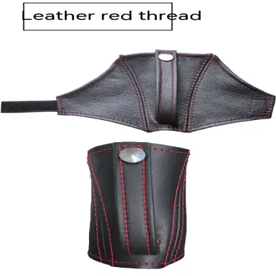 Racing Seat Belt Leather Limit Buckle Shoulder Strap Cover Suitable For RECAROBride Fixed