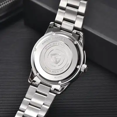 Simple Waterproof Men's Second Sweeping Starry Sky Steel Belt Quartz Watch