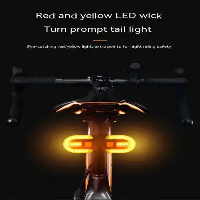 Bicycle USB Charging Wireless Remote Control Steering Taillight Detachable Night Riding Warning Cycling Fixture