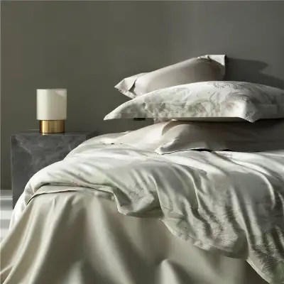 American Retro Style Long-staple Cotton Yarn-dyed Four-piece Jacquard Beddings