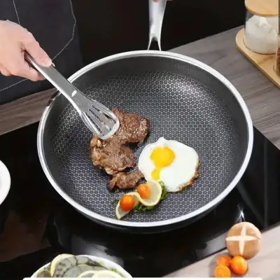 High-end Gift Pot Induction Cooker Universal Wok Steak Honeycomb Non-stick Frying Pan Manufacturer