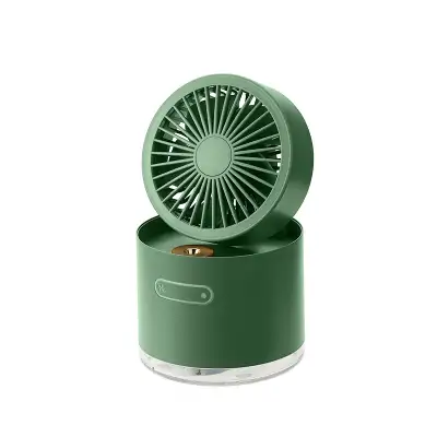 Spray mini fan mini portable mute desktop cooling water mist humidifier small rechargeable big wind