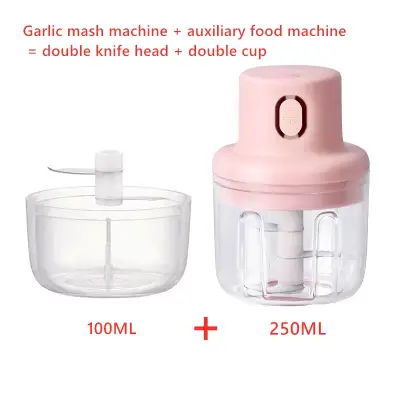 Cordless meat grinder electric garlic masher