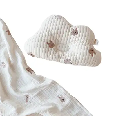 Baby Embroidery Breathable Sweat Absorbing Shaping Pillow