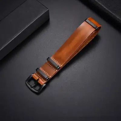 Retro Top Layer Cow Leather Watch Strap