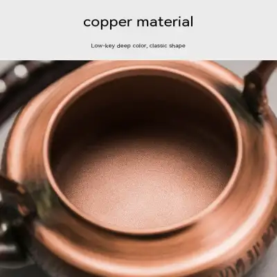 Copper Boiling Water Manual Mechanism Antique Tea Brewing Pot