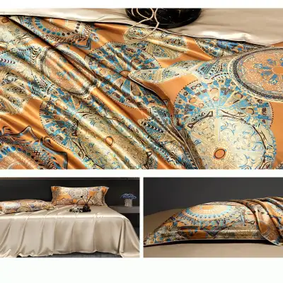 Bed Silk Four-piece Set