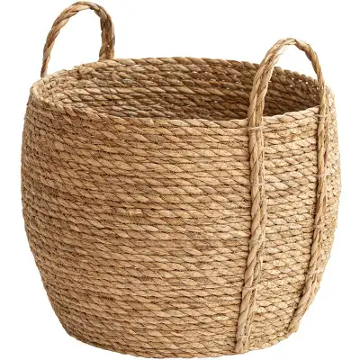 Handmade Vine Woven Flower Basket With Handle