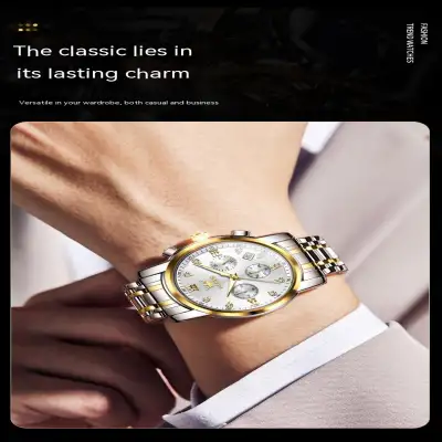 Luminous Non-mechanical Men's Multifunctional Waterproof Quartz Watch