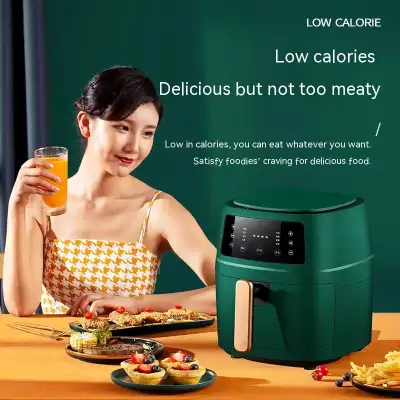 8L Air Fryer Baking Chips Machine Deep Frying Pan