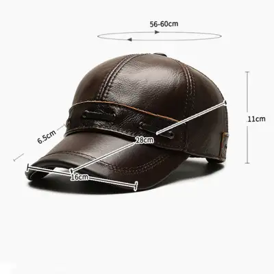 Men's Windproof Thermal Retro Peaked Cap