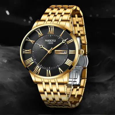 Men's Fashion Simple Steel Belt Quartz Watch