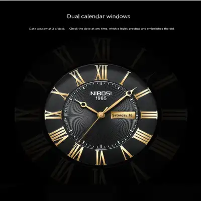 Men's Fashion Simple Steel Belt Quartz Watch