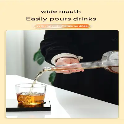 Creative Guitar Decanter Set With High Borosilicate Glass