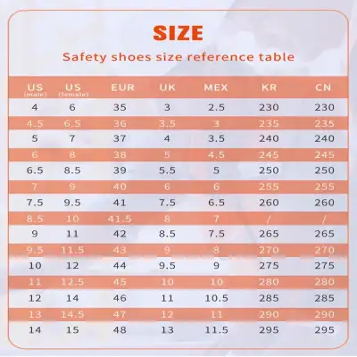 Lightweight Breathable Steel Toe Cap Safety Shoes Protective Footwear