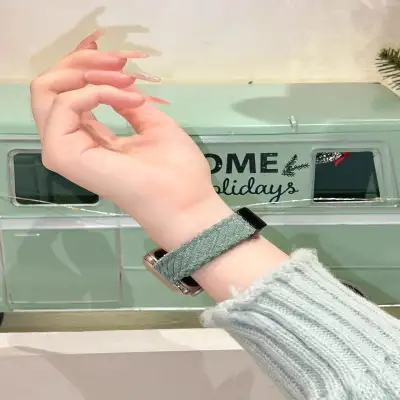 Watch Strap Fashion Casual Plush Knitted Autumn And Winter Women's