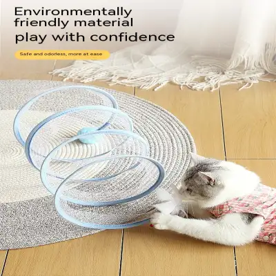 Foldable Cat Tunnel Telescopic Maze Toy