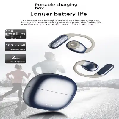 New Bluetooth Ear-mounted Wireless Long Endurance Bone Conduction Headset