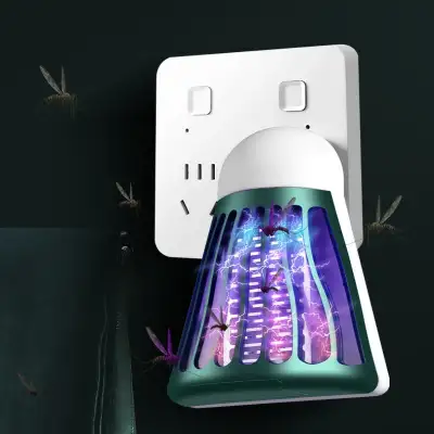 Household Automatic Bedroom Electric Shock Mosquito Killing Lamp