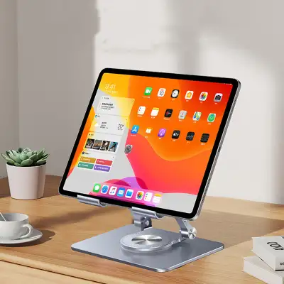 Tablet Stand Rotates 360Degrees Folding Portable