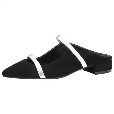 Pointed Toe Strap Flat Casual Shoes