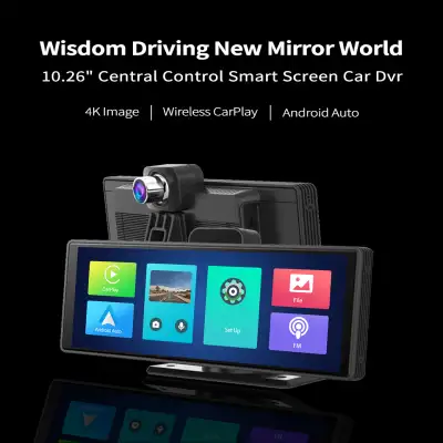 Smart Screen Front And Back Dual Recording 1080P Streaming Media Mobile Phone Projection Carplay Recorder