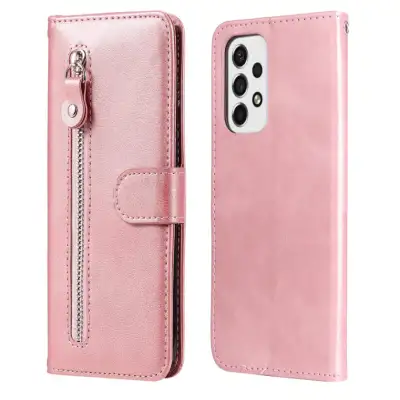 Mobile Phone Leather Case Zipper Wallet Card Holder Protective Case