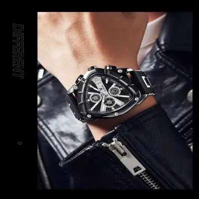 Polygon Men's Multi-waterproof Luminous Calendar Watch