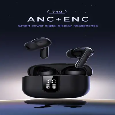 Y40 New ANC ENC Dual-camera Noise Reduction True Wireless Bluetooth Earphone In-ear