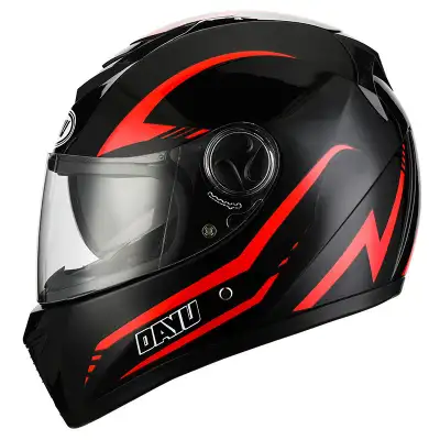 Motorcycle Electric Bicycle Helmet Safety Double Lens