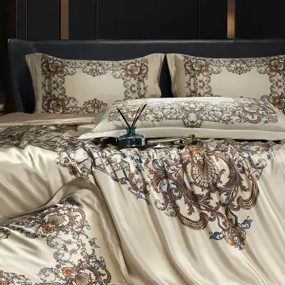 Bed Silk Four-piece Set