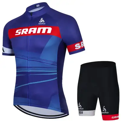 Men's Mesh Thin Sports Short Sleeve Cycling Suit