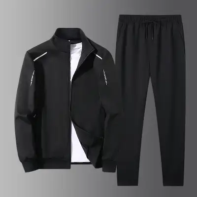 Men's Casual Sport Jacket Blouse And Pants