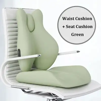 Cushion Office Waist Support Massage Heating Protection Backrest