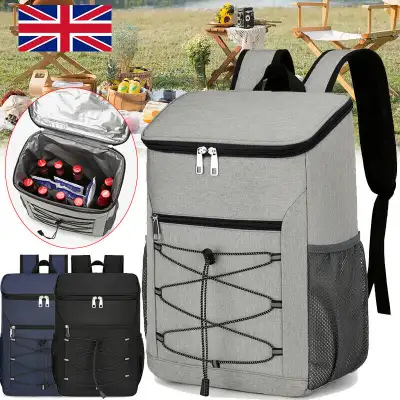 Insulated Cooler Backpack Camping Hiking Cool Picnic Lunch Bag Rucksack NEW