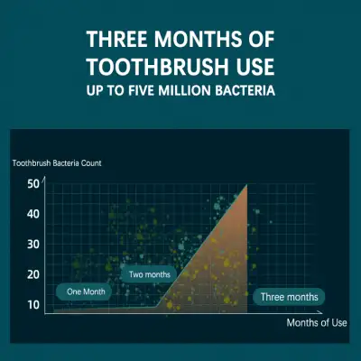 Caredite Newest Travel Electronic Toothbrush With Ultraviolet Disinfection Function Case Suit, 4 Cleaning Modes With 3 Power Model, 45 Days Long Lasting Battery Life