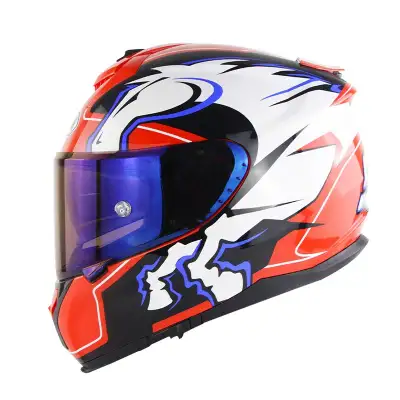 Motorcycle Full Face Helmet Motorcycle Riding Double Lens Full Cover Helmet