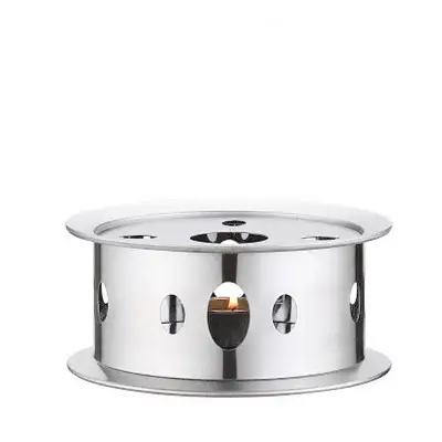 Stainless Steel Hollow Circle Tea Warmer