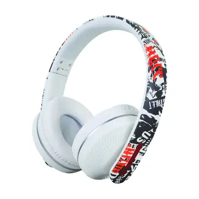 Kuchao Graffiti Bass Headset Wireless Bluetooth Headset