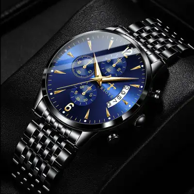 Men's Multi-functional Luminous Waterproof Quartz Watch