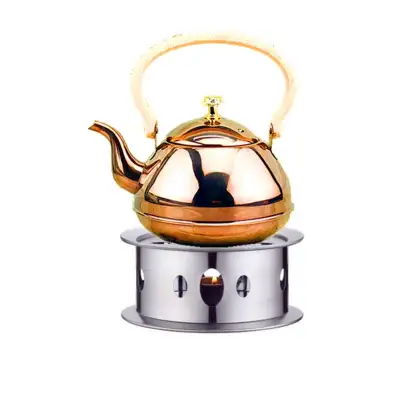 Stainless Steel Hollow Circle Tea Warmer