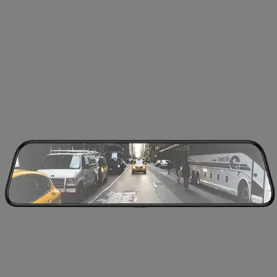 12-inch Voice-activated Rearview Mirror Tachograph