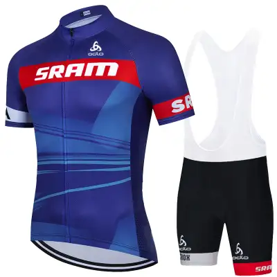 Men's Mesh Thin Sports Short Sleeve Cycling Suit